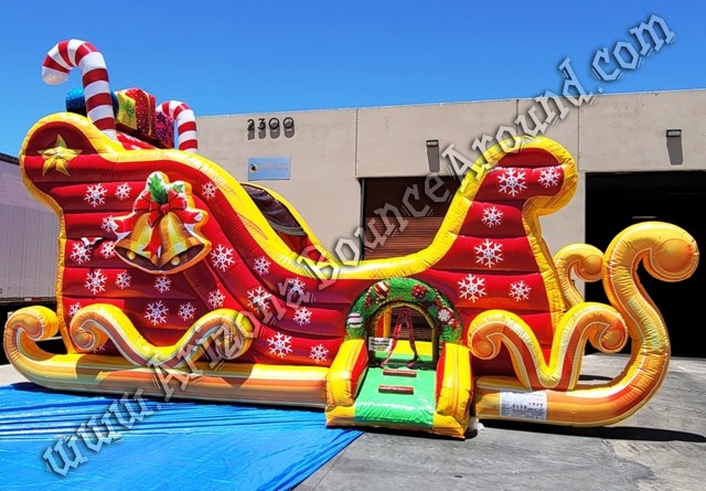 Giant Inflatable Santa Sleigh Rental Scottsdale